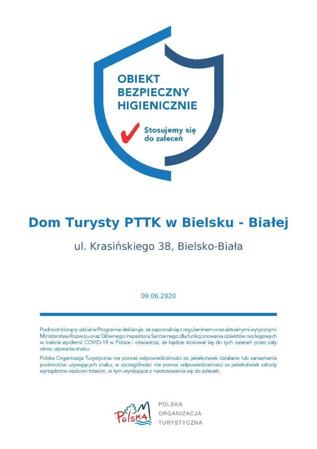 Dom Turysty Pttk W Bielsku - Bialej Ξενοδοχείο Μπιέλσκο-Μπιάλα Εξωτερικό φωτογραφία